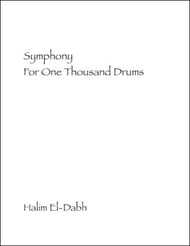 SYMPHONY FOR ONE THOUSAND DRUMS SCORE P.O.D. cover